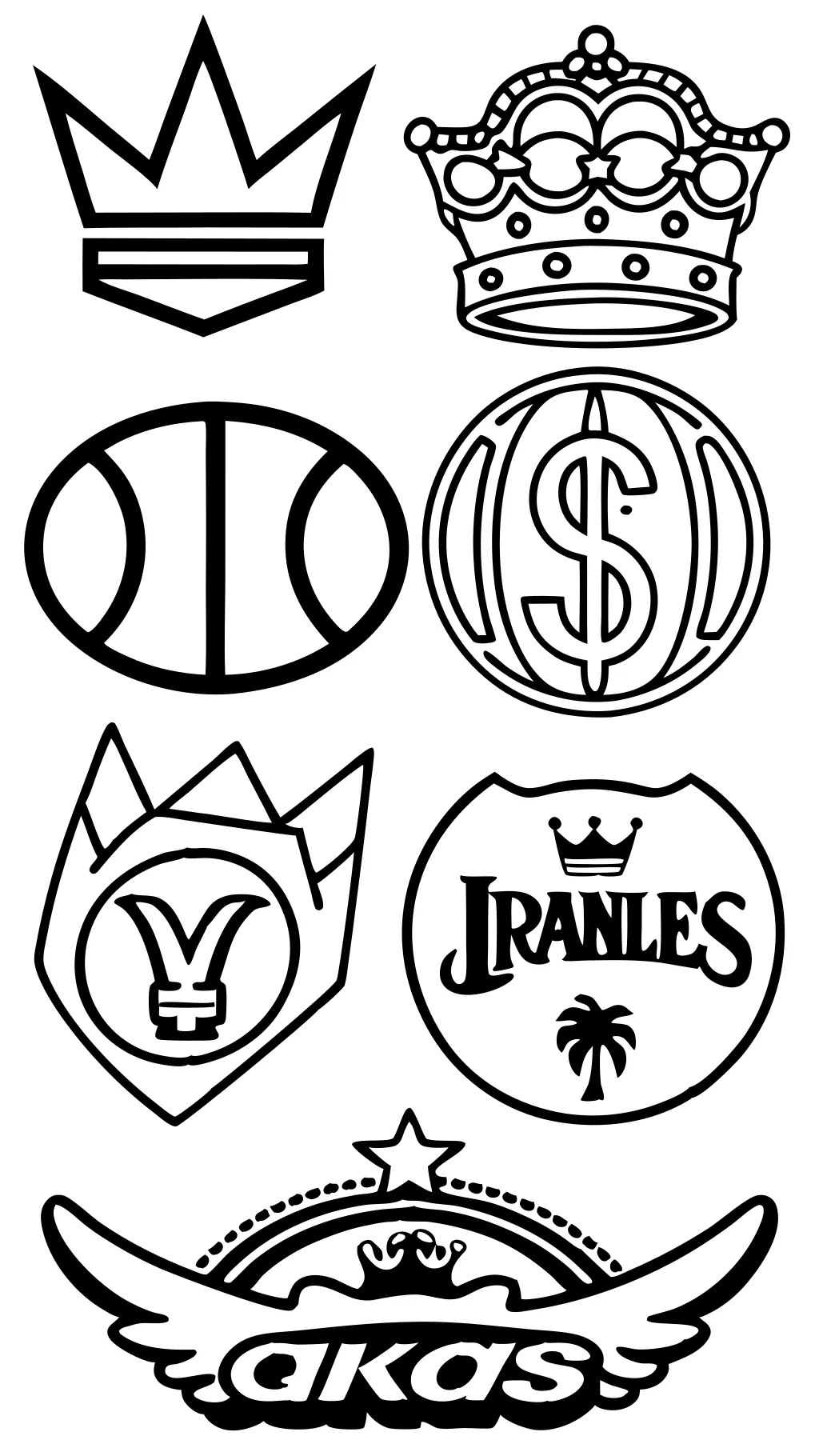 coloring pages of logos